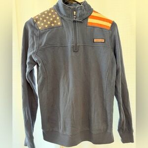 Men's American Flag Quarter-Zip Vineyard Vines Shep Shirt